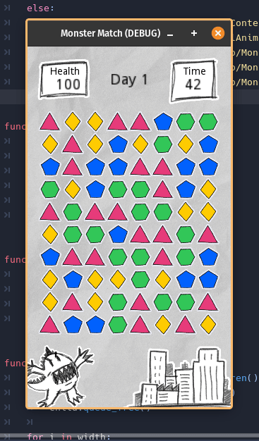 Monster Match UI