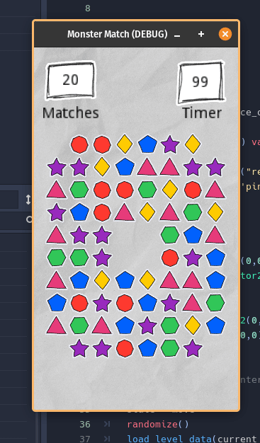 Monster Match Difficulty
